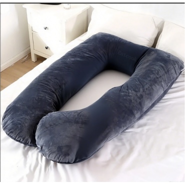 Entcook The velvet maternity pillow is soft to the touch and less irritating to the skin, bringing a comfortable touch to pregnant women
