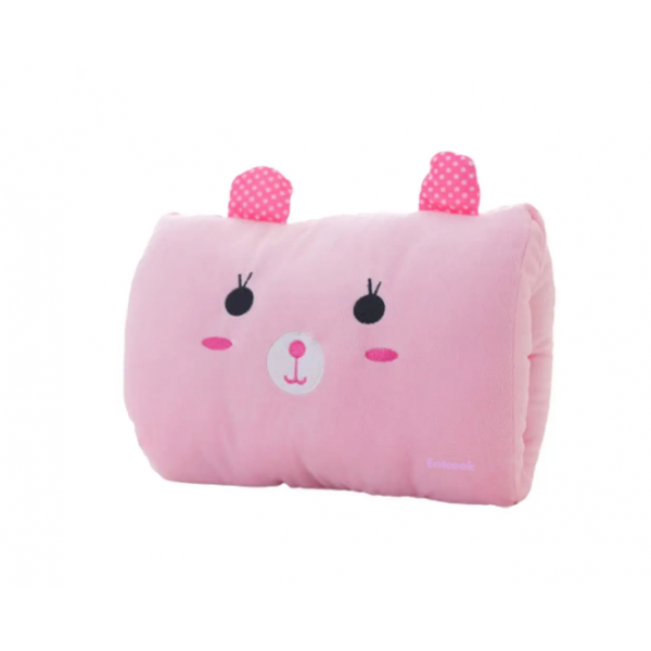 Entcook Pink Cute Cartoon Hand Warmer Pillow Travel Pillow & Airplane Travel Cushion Pillow Decoration Non-electric Sleeping Pillows