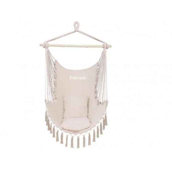 Entcook Tourist Hammock Garden Furniture Hanging Swings Tent Camping Hammocks Sleeping Outdoor Living Camp Supplies Adult Equipment 