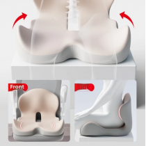 Entcook Memory Foam One-piece Cushion Office Cushion Hip Beautification Spine Relief And Waist Support Cushion